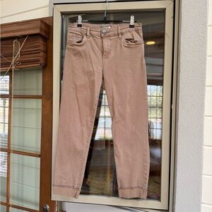 Kut from the Kloth Women's Cropped Jeans in Tan